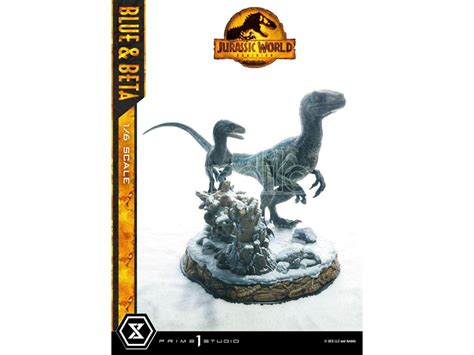 Jurassic World Dominion Legacy Museum Collection Statue 1 6 Blue