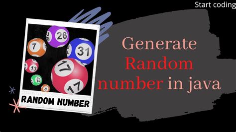 Generate Random Number In Java Youtube