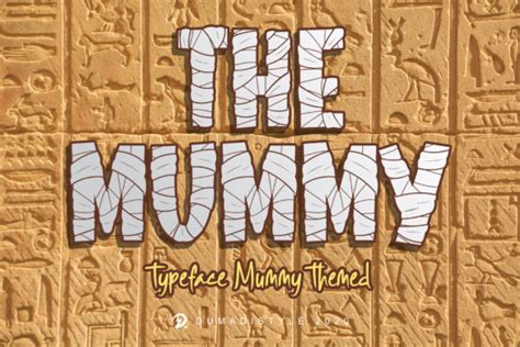 The Mummy Font By Dumadi · Creative Fabrica