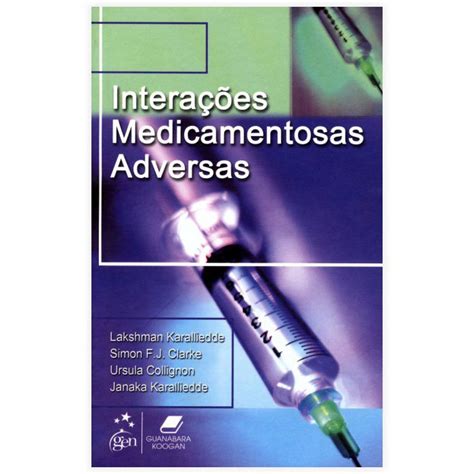 Livro Interações Medicamentosas Adversas 1ª Edição LojaSynth