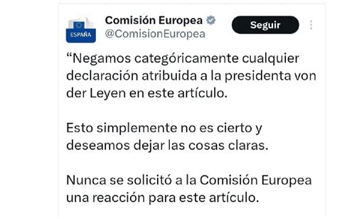 tonia etxarri on Twitter Y la Comisión Europea desmintiendo al