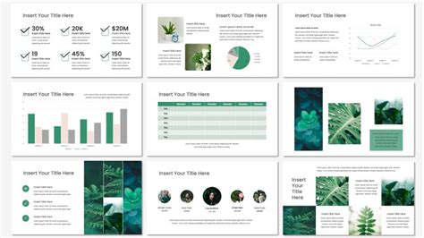 Green Minimal Modern PowerPoint Business Presentation Template ...