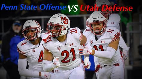 Rose Bowl Penn State Offense Vs Utah Defense YouTube