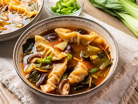 Potsticker Hot And Sour Soup Kikkoman Home Cooks
