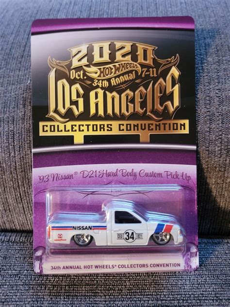 Hot Wheels 34th Los Angeles Collectors Convention 93 Nissan D21 Hardbody Custom Ebay