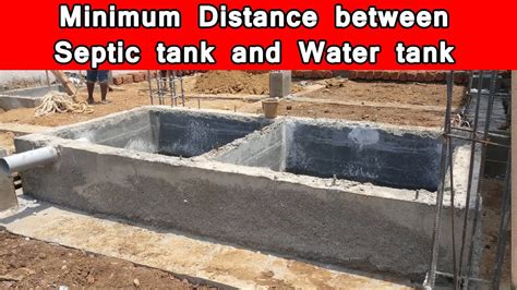 Minimum Distance Between Water Tank And Septic Tank Septic Tank