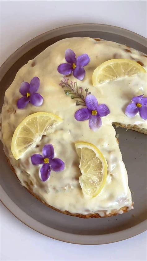 Dairy-Free Zesty Lemon Cake | Cocojune : Cocojune