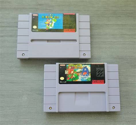 Comprar Super Mario World Yoshi S Island Snes Authentic