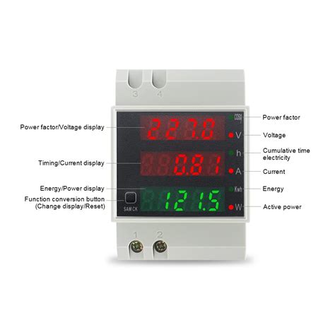 Buy Ketotek Power Meter Single Phase Energy Meter Electricity Usage