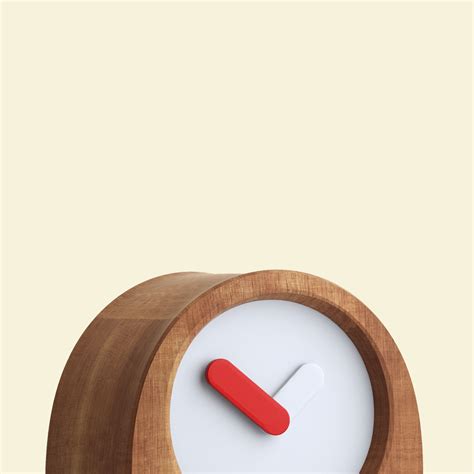 wooden clock