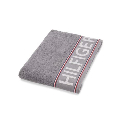 Serviette De Toilette Th Degree Steel Linge De Bain Tommy Hilfiger