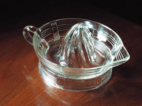 Vintage Federal Glass Juicer Citrus Juicer Citrus Reamer Etsy