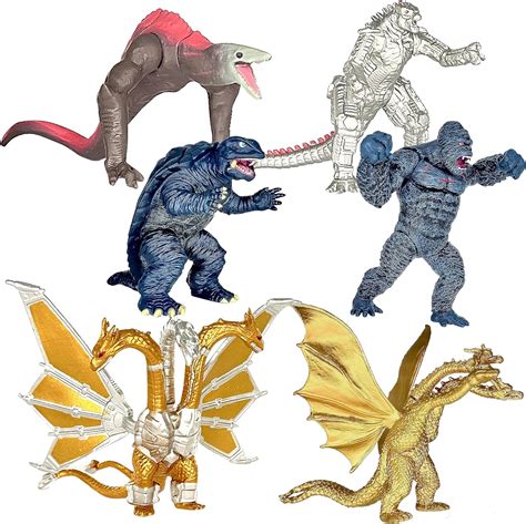 Twcare Exclusive Set Of Godzilla Vs Kong Toys Movable Joint Action