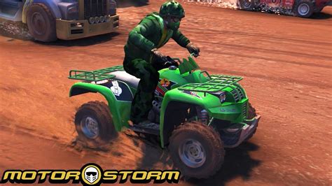 MotorStorm PS3 ATV Gameplay Molotov Stuuka YouTube