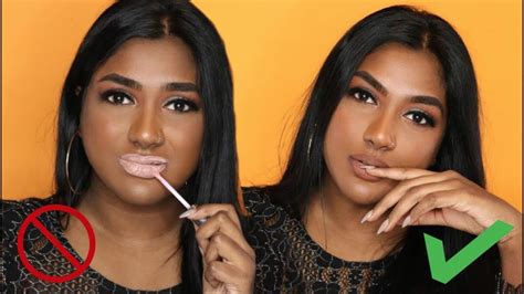 HOW TO ROCK ANY NUDE LIPSTICK BROWN SKIN OLIVE SKIN DARK SKIN FRIENDLY YouTube