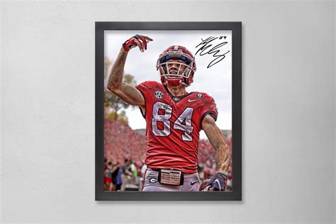 Ladd Mcconkey Georgia Bulldogs Poster Art Autographed NCAA 4x6, 5x7 ...