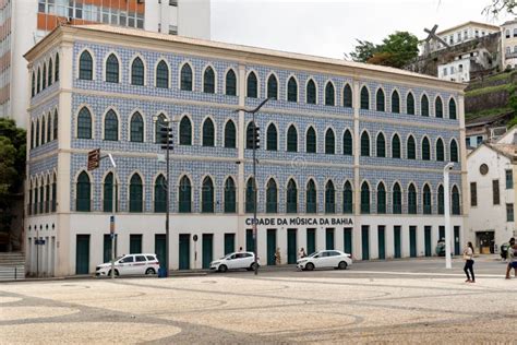 View Of The Facade Of The Cidade Da M Sica Da Bahia Museum In The