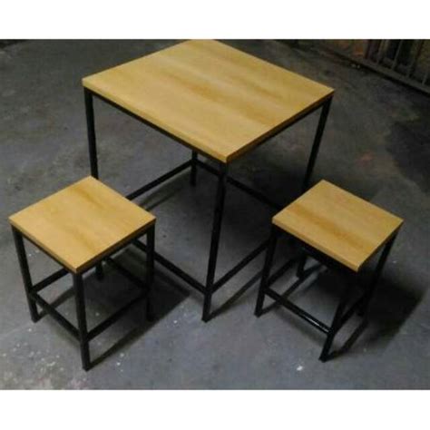 Jual Set Meja Kursi Cafe Minimalis Industrial Meja Makan