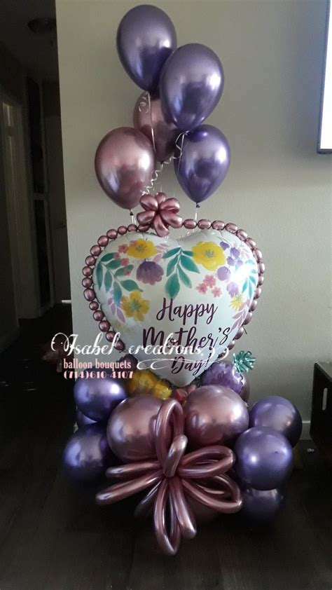 Mothers Day Balloon Bouquet Diy Balloon Decorations