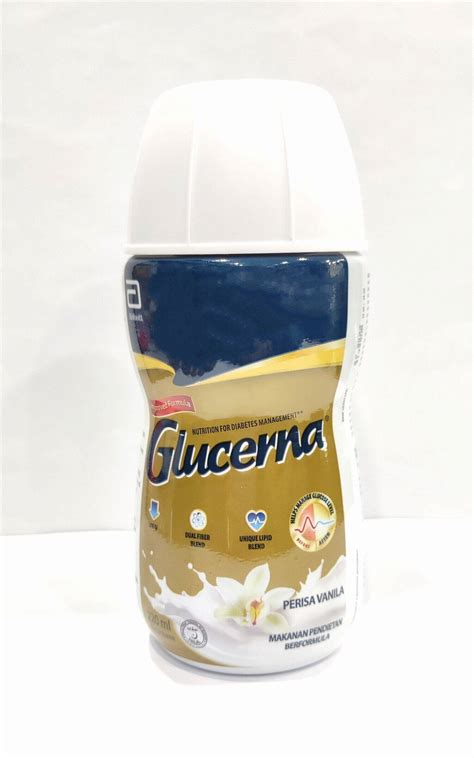 GLUCERNA Vanilla Liquid 220ml 06 2024 Lazada