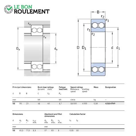 Roulement Billes Atn Skf Le Bon Roulement