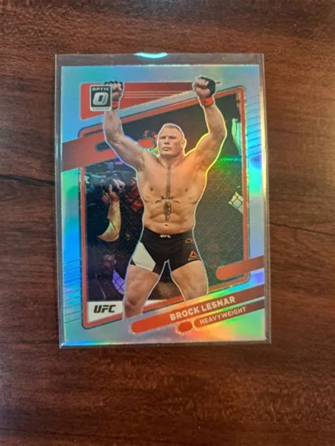 Donruss Optic Ufc Brock Lesnar Poids Lourd Holo Argent Prizm