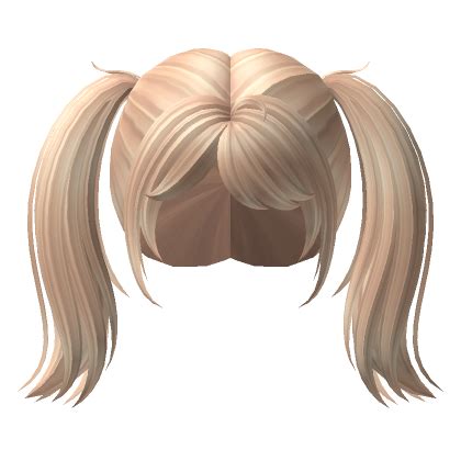 High Wavy Pigtails Blonde Roblox
