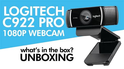 Logitech C922 Pro 1080p Hd Streaming Webcam Whats In The Box