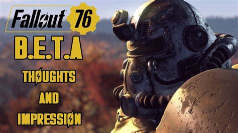 Fallout 76 Ps4 B E T A Quick Thoughts And First Impression Youtube