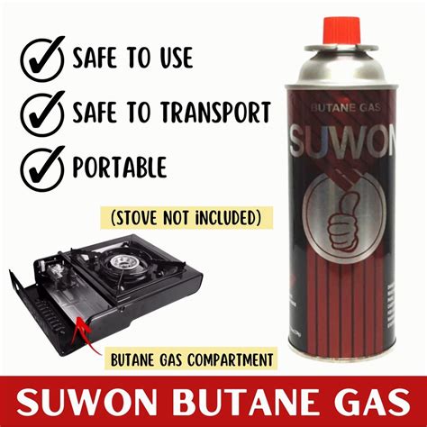 SUWON Safe Butane Gas For Gas Stove Korea Gas Tank Explosion Proof Gas