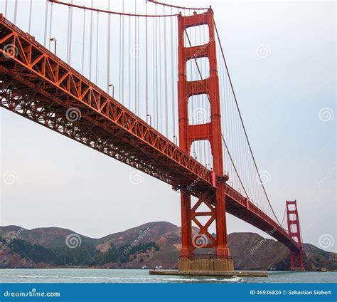 San Francisco Bay Area Golden Gate Bridge Stock Photo - Image of famous ...