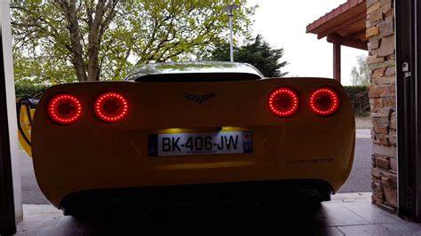 C6 Corvette Led Tail Lights C6 Corvette Smoked Tail Light Covers * Best ...