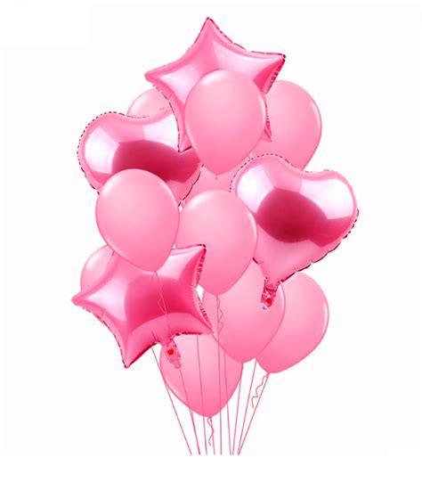 Bouquet 14 Ballons Rose Fuchsia Bouquet De Ballons