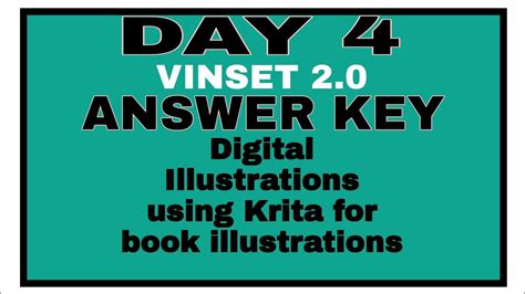 DEPED VINSET 2 0 DAY 4 ANSWER KEY Digital Illustrations Using Krita For