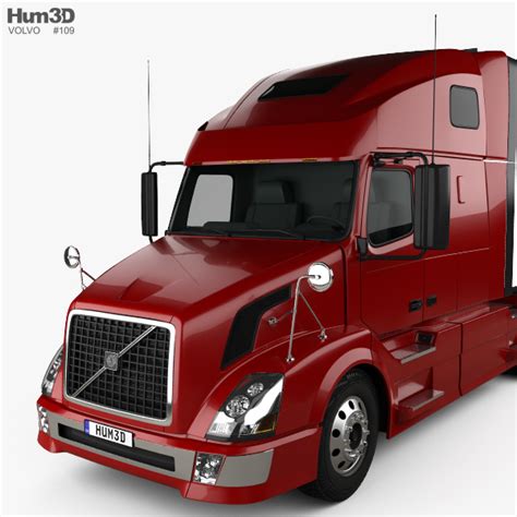 Volvo VNL 660 Camión Tractor 2014 Modelo 3D Descargar Camión on