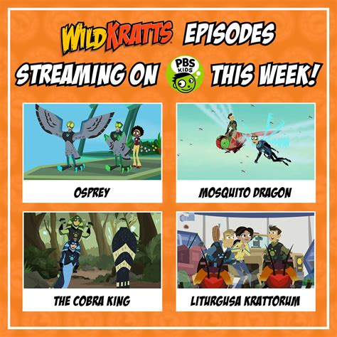 Wild Kratts Episodes Streaming on the PBS KIDS Player This Week ...