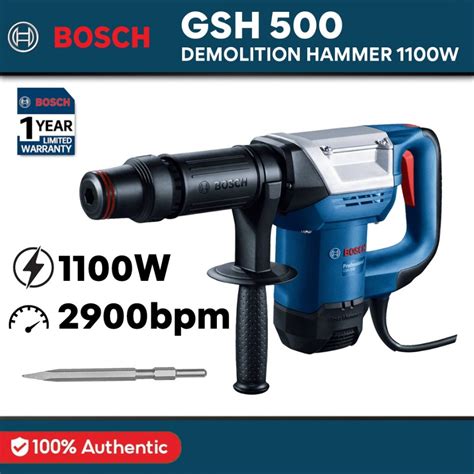 BOSCH GSH 500 GEN 2 Demolition Hammer Breaker With Hex Professional