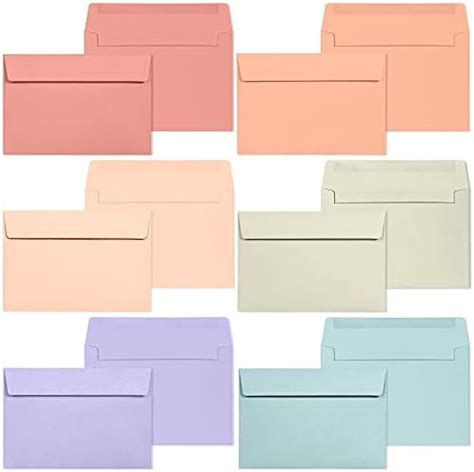 Amazon.com : A4 Envelopes, 48-Pack Colored Envelopes 4x6, Envelopes for ...