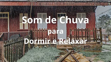 Som de Chuva Trovão para Dormir e Relaxar Sons Relaxantes da