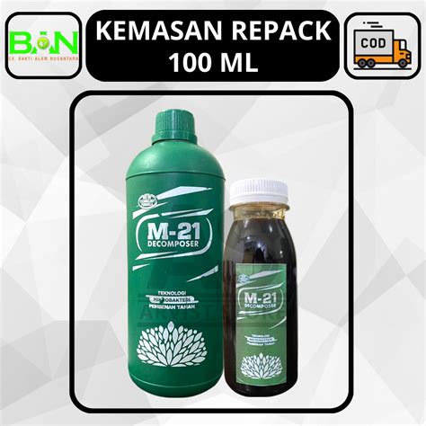 M21 DECOMPOSER Kemasan Repack 100ml Tekonologi Mikro Bakteri Pembenah