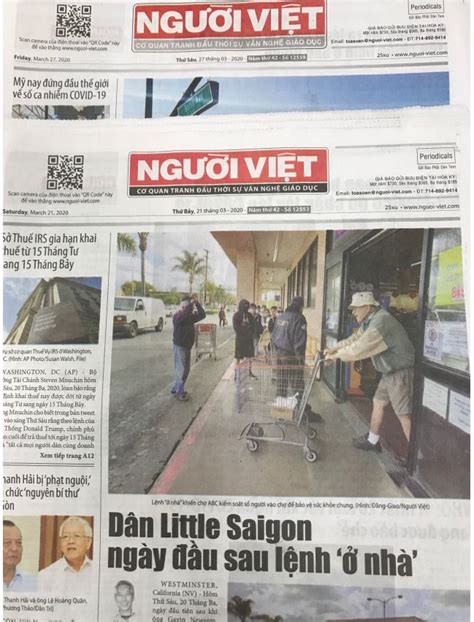 Advertise in Nguoi Viet newspaper