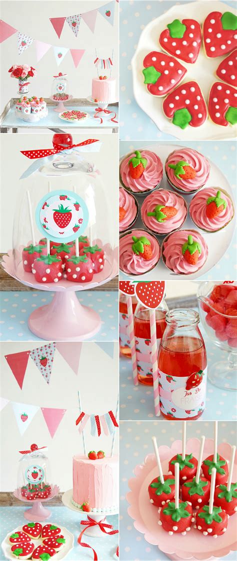 Strawberry Shortcake Party Decoration Ideas