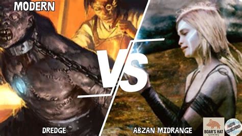 Dredge VS Abzan Midrange MTG Modern Magic Con Chicago Prep YouTube