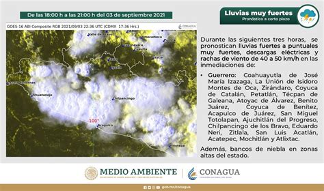 Gobierno de Acapulco on Twitter Durante las próximas horas se