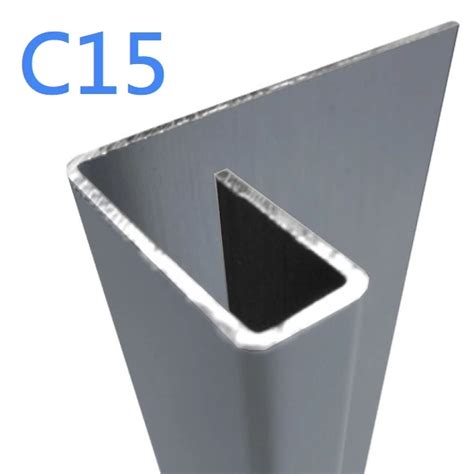 Aluminium End Profile For Cedral Lap Mm End Dark Grey C