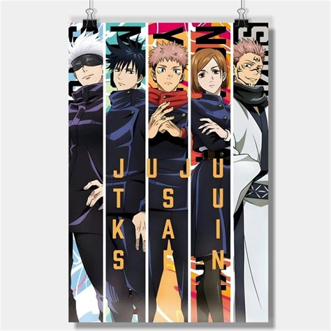 JJK Cast Poster (Jujutsu Kaisen) - Poster World