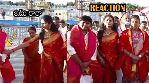 Rk Roja Visits Tirumala Along With Jabardasth Rakesh And Sujatha