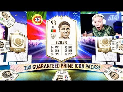 Omg I Packed Prime Eusebio X Guaranteed Prime Icon Packs Fifa