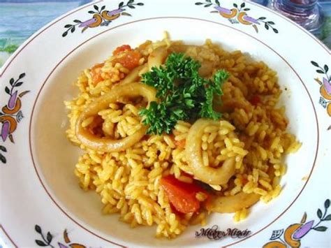 Riz Aux Calamars Recette Ptitchef Recette Recette De Plat