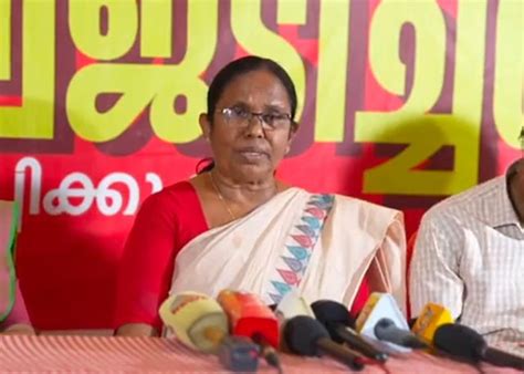 Kk Shailaja Files Complaint With Ec Against Shafi Parambil Over Cyber Attack